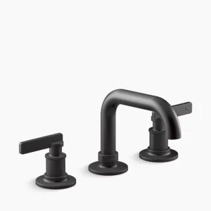 Kohler Castia by Studio McGee Widespread bathroom sink faucet, 1.0 gpm – Matte Black