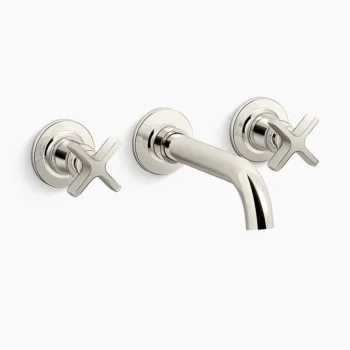 Kohler Castia by Studio McGee Wall-mount bathroom sink faucet trim, 1.2 gpm - Vibrant Polished Nickel