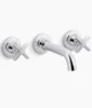 Kohler Castia by Studio McGee Wall-mount bathroom sink faucet trim, 1.2 gpm – Polished Chrome