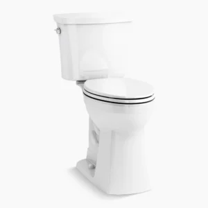 Kohler Kelston ContinuousClean tall two-piece elongated toilet, 1.28 gpf – White