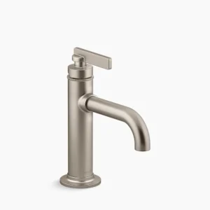 Kohler Castia by Studio McGee Single-handle bathroom sink faucet, 1.0 gpm – Vibrant Brushed Nickel