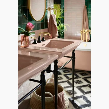 Kohler Tone Widespread bathroom sink faucet, 1.0 gpm - Polished Chrome - Image 6