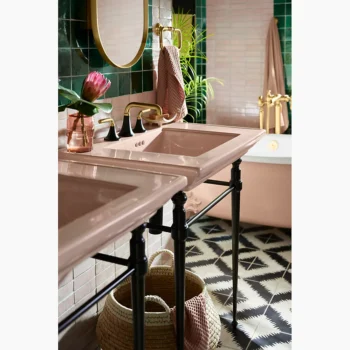 Kohler Tone Widespread bathroom sink faucet, 1.0 gpm - Polished Chrome - Image 3