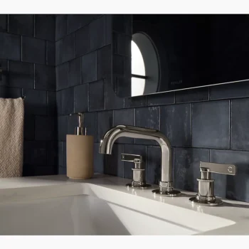 Kohler Castia by Studio McGee Widespread bathroom sink faucet, 1.0 gpm - Vibrant Polished Nickel - Image 13