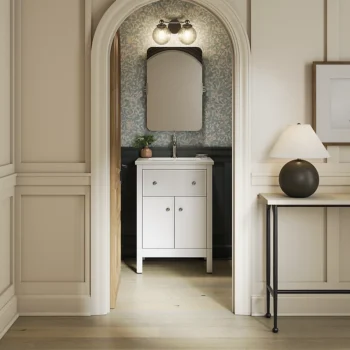 Kohler Castia by Studio McGee Single-handle bathroom sink faucet, 1.0 gpm - Vibrant Brushed Moderne Brass - Image 6