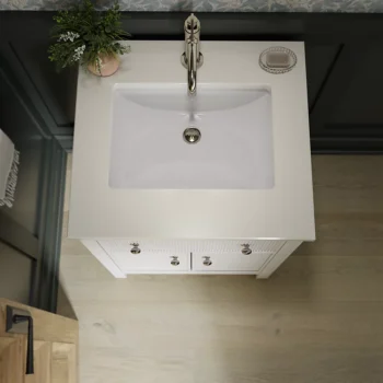 Kohler Castia by Studio McGee Single-handle bathroom sink faucet, 1.0 gpm - Vibrant Brushed Moderne Brass - Image 4