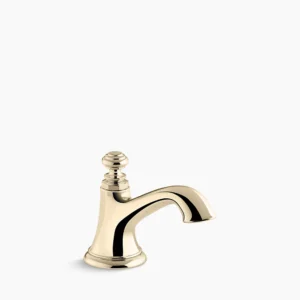 Kohler Artifacts with Bell design Bathroom sink faucet spout with Bell design, 1.2 gpm – Vibrant French Gold