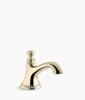 Kohler Artifacts with Bell design Bathroom sink faucet spout with Bell design, 1.2 gpm – Vibrant French Gold