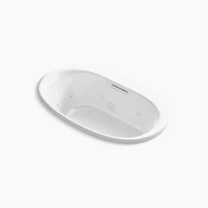 Kohler Underscore 60″ x 36″ drop-in heated whirlpool bath – White