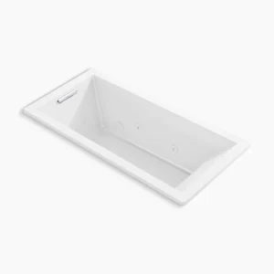 Kohler Underscore 66″ x 32″ drop-in heated whirlpool bath – White