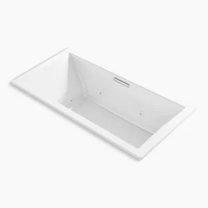 Kohler Underscore 72″ x 36″ drop-in heated whirlpool bath – White