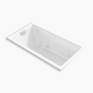 Kohler Tea-for-Two 66″ x 36″ drop-in/undermount whirlpool bath – White
