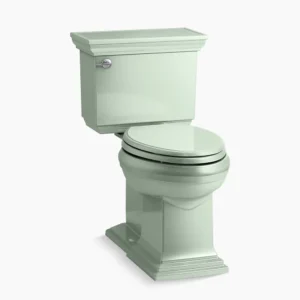 Kohler Memoirs Stately Two-piece elongated with concealed trapway, 1.28 gpf – Aspen Green