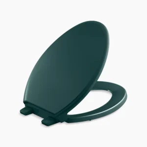 Kohler Glenbury‚ ReadyLatch Quiet-Close‚ elongated toilet seat – Teal