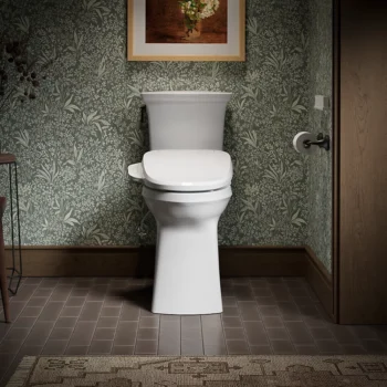 Kohler PureWash E725 Elongated bidet toilet seat with remote control - Biscuit - Image 3
