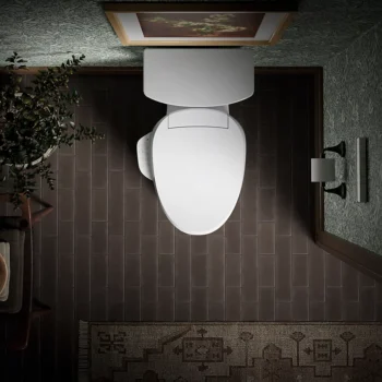 Kohler PureWash E725 Elongated bidet toilet seat with remote control - Biscuit - Image 6