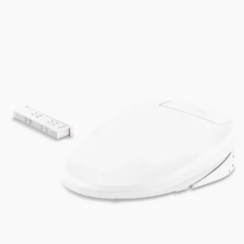 Kohler PureWash E725 Elongated bidet toilet seat with remote control - White - Image 2