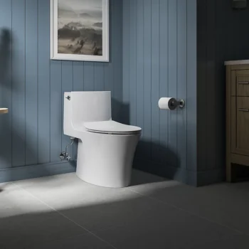 Kohler Carbyne Quiet-Close‚ elongated toilet seat - White - Image 2