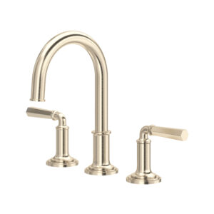 ROHL San Giovanni™ Widespread Lavatory Faucet With C-Spout In Satin Nickel