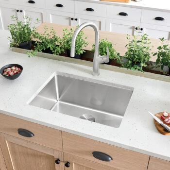Blanco Cuvee R15 25" Single Bowl Undermount Stainless Steel Kitchen Sink - Image 3