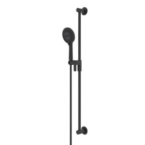 Riobel Handshower Set With 36″ Slide Bar and 5-Function Handshower In Black