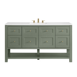 Breckenridge 60″ Single Vanity, Smokey Celadon