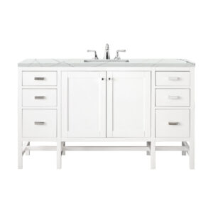 Addison 60" Single Vanity, Glossy White