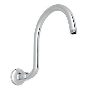 ROHL 12″ Wall Mount Shower Arm In Polished Chrome