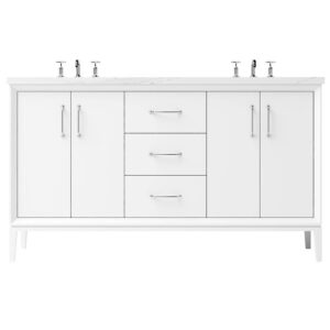 Vander 72″ Alexandra Double Bath Vanity In Pure White