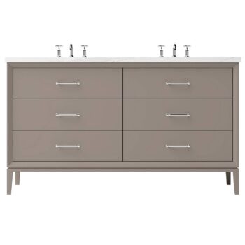 Vander 72" Alexandra Double Drawer Bath Vanity In Taos Taupe
