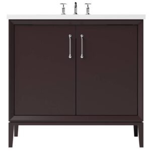 Vander 48″ Alexandra Single Bath Vanity In Dark Basalt