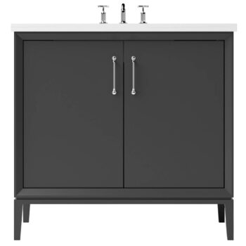 Vander 36" Alexandra Single Bath Vanity In Off Black