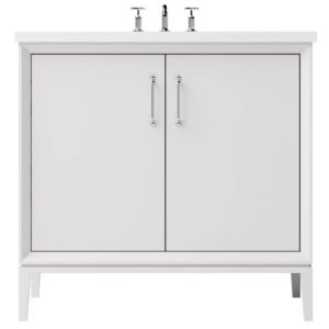 Vander 48″ Alexandra Single Bath Vanity In Strong White