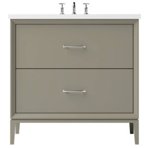 Vander 42″ Alexandra Two-Drawer Single Bath Vanity In French Olive
