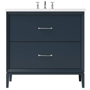 Vander 42″ Alexandra Two-Drawer Single Bath Vanity In Hague Blue