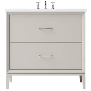Vander 42″ Alexandra Two-Drawer Single Bath Vanity In Vintage Taupe