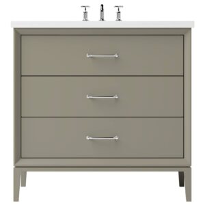 Vander 42″ Alexandra Three-Drawer Single Bath Vanity In French Olive