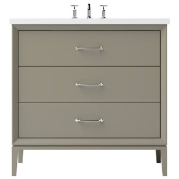 Vander 42" Alexandra Three-Drawer Single Bath Vanity In French Olive