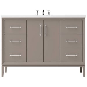 Vander 60″ Alexandra Single Extra Wide Bath Vanity In Taos Taupe