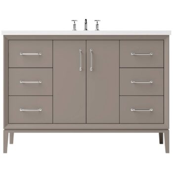 Vander 60" Alexandra Single Extra Wide Bath Vanity In Taos Taupe