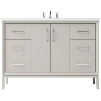 Vander 60" Alexandra Single Extra Wide Bath Vanity In Vintage Taupe