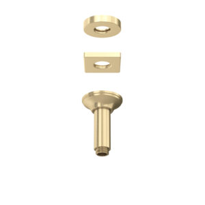 ROHL 4″ Ceiling Mount Shower Arm In Antique Gold