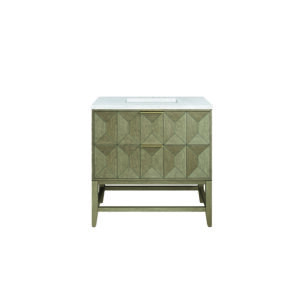 Emmeline 36" Single Vanity, Pebble Oak