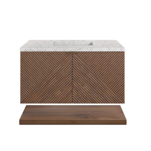 Marcello 36" Single Vanity, Chestnut