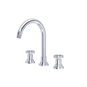ROHL Campo™ Widespread Lavatory Faucet With C-Spout In Polished Chrome