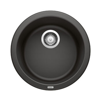 Blanco Rondo SILGRANIT 18" Dual Mount Bar Sink - Coal Black