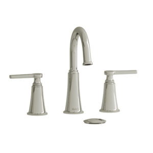 Riobel Momenti™ Widespread Lavatory Faucet With C-Spout In Polished Nickel