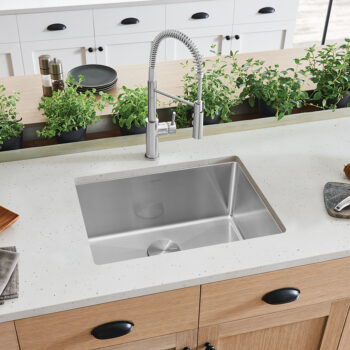 Blanco Cuvee R15 25" Single Bowl Undermount Stainless Steel Kitchen Sink - Image 2
