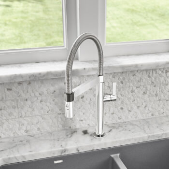 Blanco Blancoculina Mini Semi-Pro Pull-Down Dual-Spray Kitchen Faucet 2.2 GPM - Chrome - Image 3