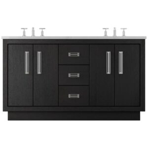 Vander 72″ Avalon Double Bath Vanity In Classic Black